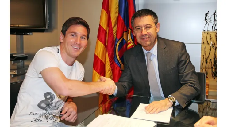 Messi quiere retirarse en el Barcelona