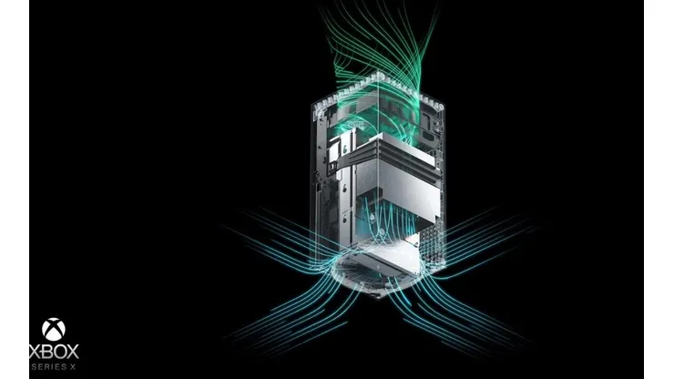 Ventilación de la Xbox Series X