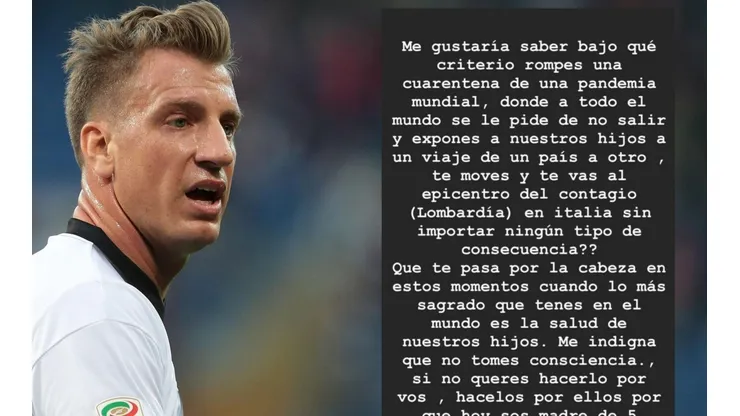 Maxi López denuncia a su ex mujer