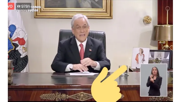 Foto de Cecilia Morel opacó el discurso de Piñera