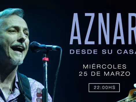 Concierto en casa: Dónde ver a Pedro Aznar
