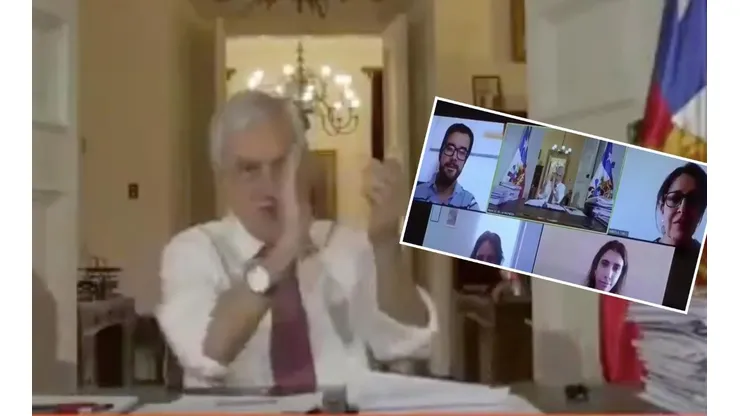 Piñera pidió aplausos al cierre de su discurso, pero nadie lo siguió
