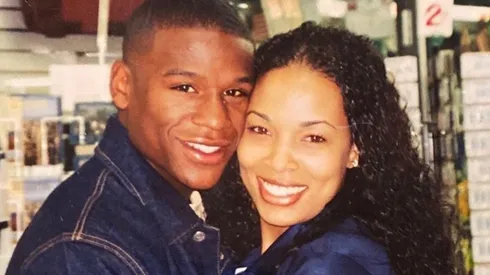 Money con su ex novia, Josie Harris.