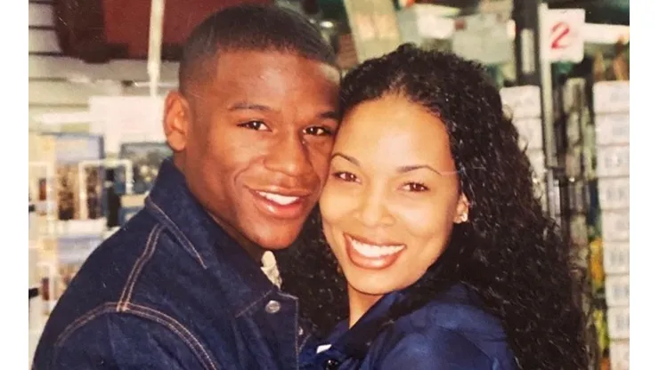 Money con su ex novia, Josie Harris.