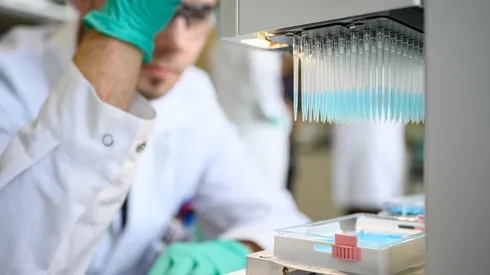 Parte del laboratorio de CureVac.