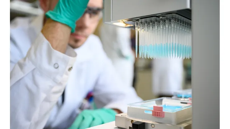Parte del laboratorio de CureVac.