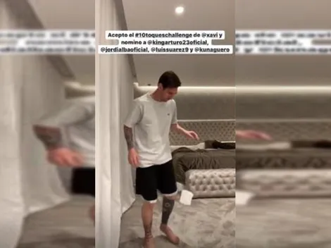 Messi se une al desafío del confort y nomina a Arturo Vidal