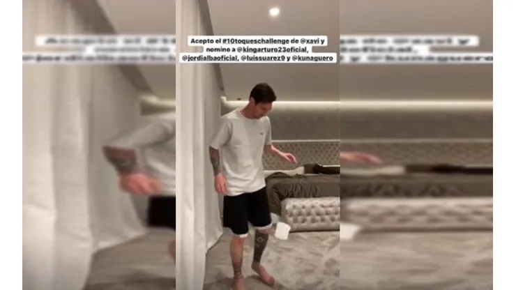 Messi con el confort.