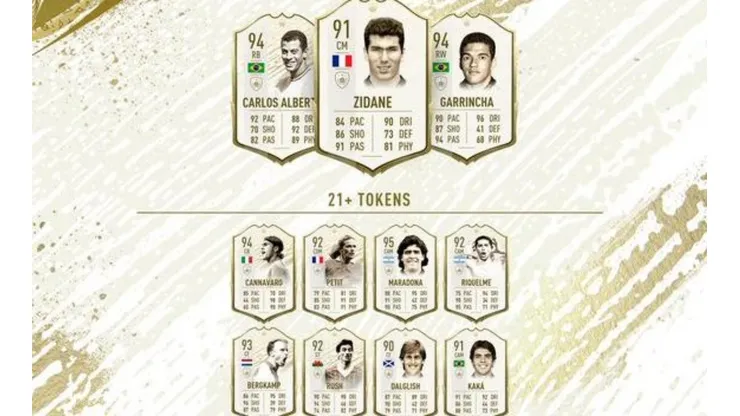 Zidane y Riquelme lideran los ICON Swaps 3 de FIFA 20