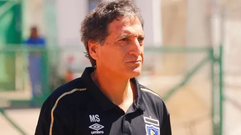Mario Salas en la derrota de Colo Colo ante Cobresal.