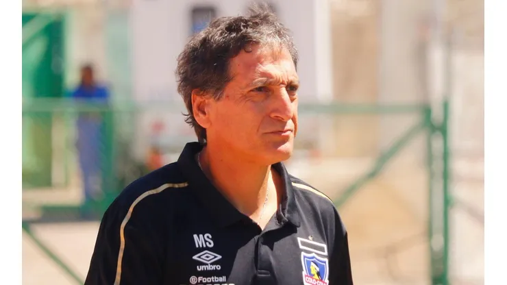 Mario Salas en la derrota de Colo Colo ante Cobresal.