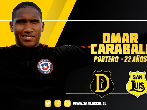 Carabalí deja Colo Colo y llega a préstamo a San Luis por un año
