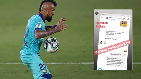 Vidal y el actor Benjamín Silva se agararon duro