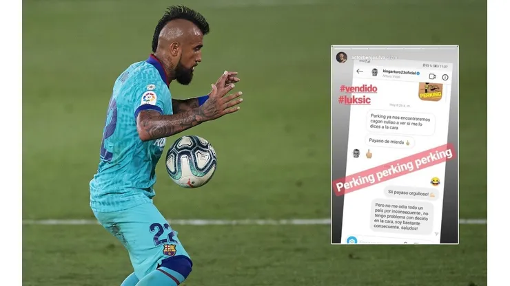 Vidal y el actor Benjamín Silva se agararon duro