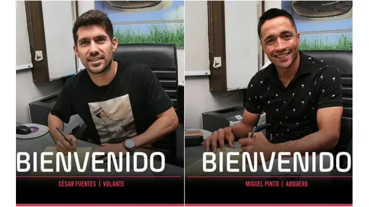 César Fuentes y Miguel Pinto don los primeros refuerzos de Colo Colo para la temporada 2020