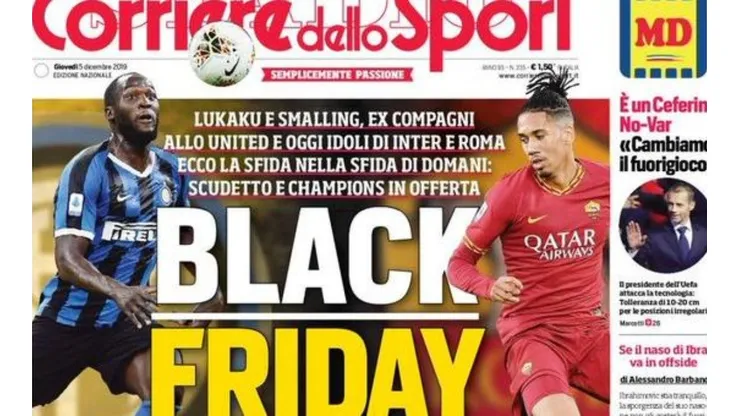 Polémica y racista portada del Corriere Dello Sport es repudiada mundialmente