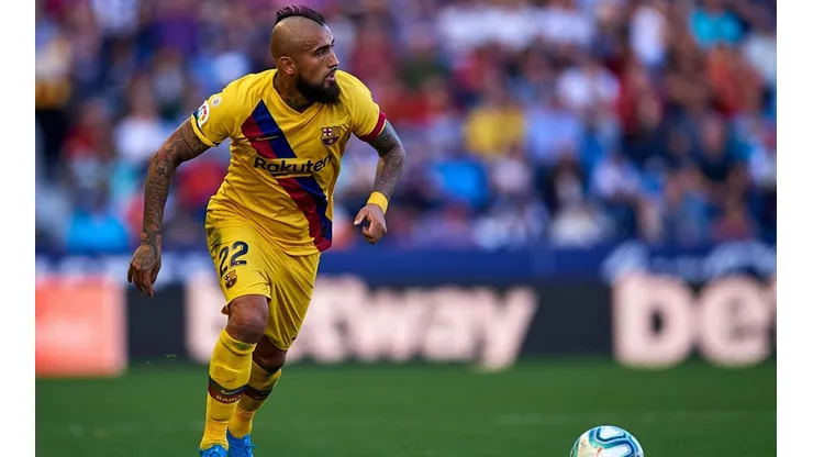 Vidal en el Barcelona.