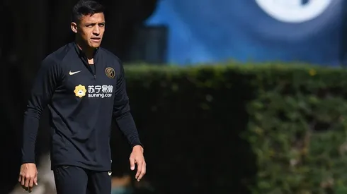 Alexis Sánchez reapareció en los entrenamientos del Inter de Milán