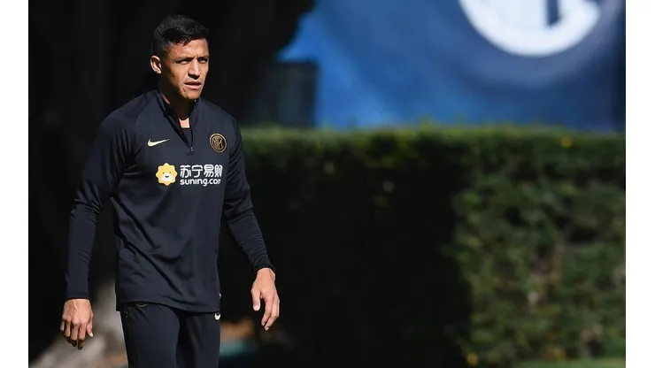 Alexis Sánchez reapareció en los entrenamientos del Inter de Milán
