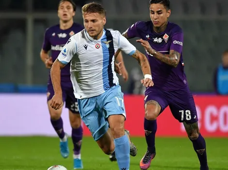 Pulgar fue titular en la derrota de Fiorentina ante Lazio