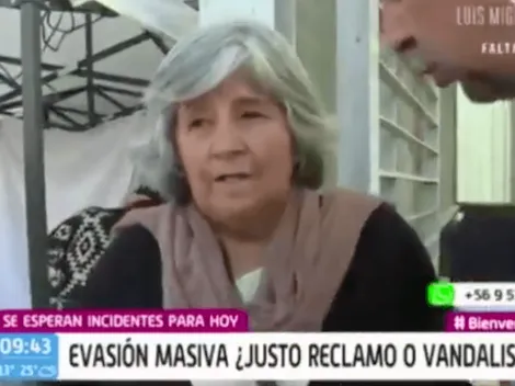 La aplaudida abuelita que defendió las evasiones masivas