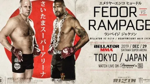Fedor choca ante Rampage en Bellator el 29 de diciembre
