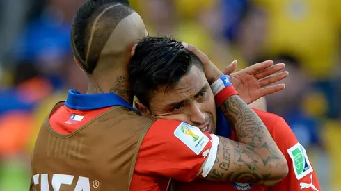 "Una máquina": Vidal le manda cariños a Jara después de protagonizar pelea en partido de Estudiantes