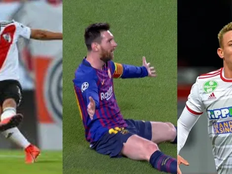 Juanfer Quintero, Lionel Messi y Daniel Szori pelean el Premio Puskas