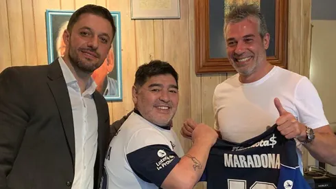 Diego ya se puso la camiseta de Gimnasia.
