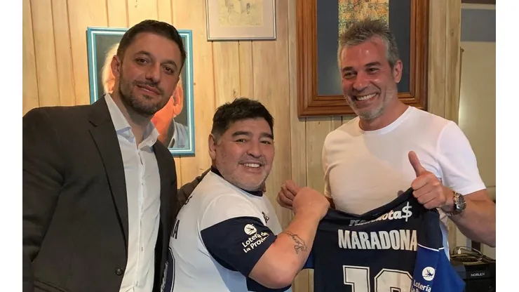 Diego ya se puso la camiseta de Gimnasia.