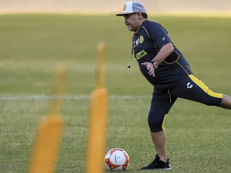 Maradona debutará en Gimnasia contra Arias, Díaz y Mena