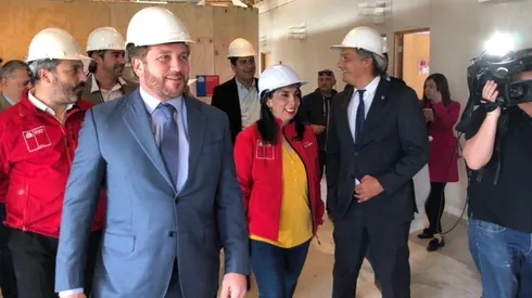 Alejandro Domínguez estuvo acompañado de autoridades nacionales.