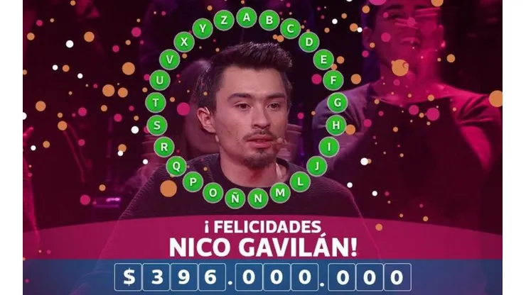 El momento en el que Nico Gavilán se lleva el Rosco.