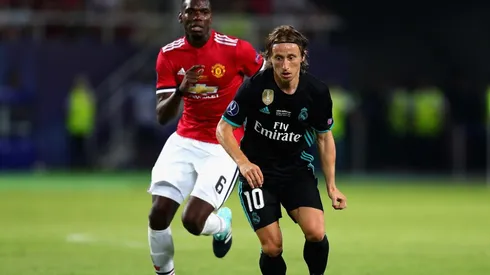 Pogba contra el Madrid en 2017.