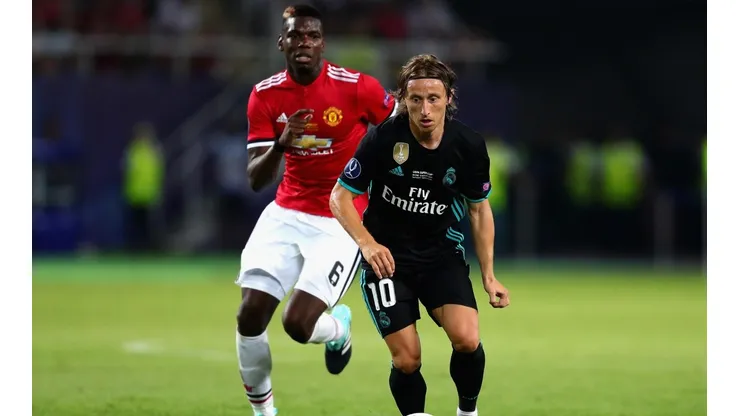 Pogba contra el Madrid en 2017.