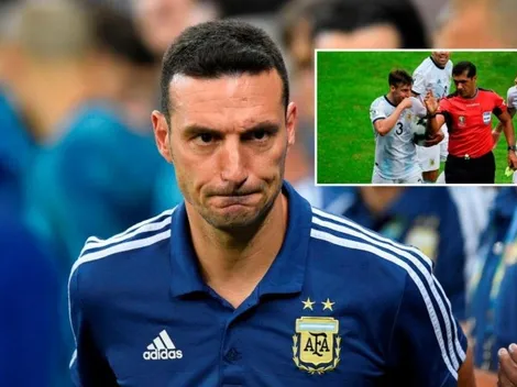 Scaloni: "El árbitro estuvo a la altura de un partido de este calibre"