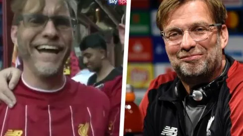Doble de Klopp compartió con los hinchas Reds