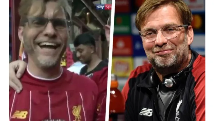 Doble de Klopp compartió con los hinchas Reds