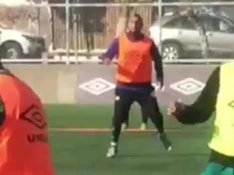 Vidal no para: entrena de mañana con Rodelindo Román y en la tarde con la Roja