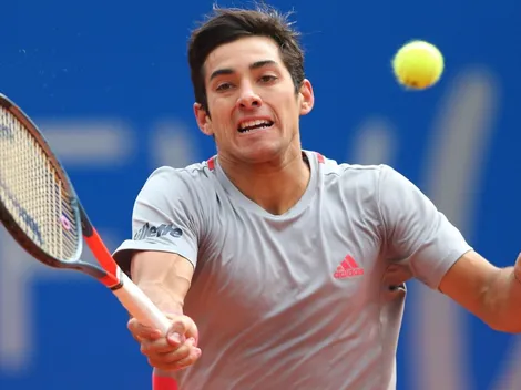 Cristian Garín, eliminado con molestias en la rodilla