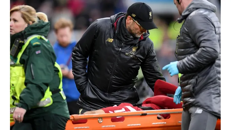 Klopp habló con Salah inmediatamente después de su lesión