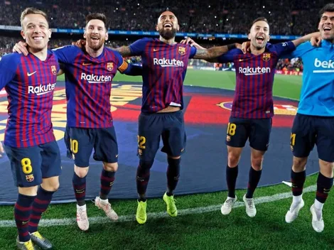 MD y Vidal campeón: "Asistencia de oro, nadie en el Barça lo supera"