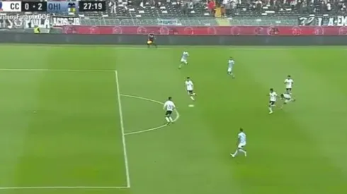 El momento del disparo de Salas