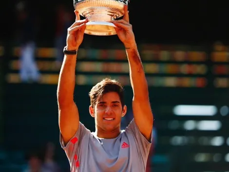 Feña González y Nico Massú felicitan a un Christian Garín campeón
