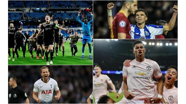 Ajax, Porto, Tottenham y Manchester United se clasificaron a cuartos