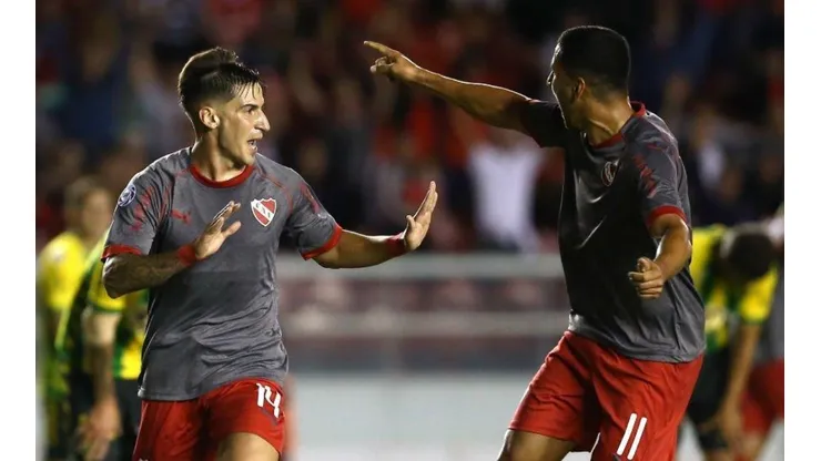 Hernández fue la figura del triunfo de Independiente.