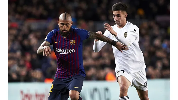 Indescifrable partido de Arturo Vidal contra Valencia.