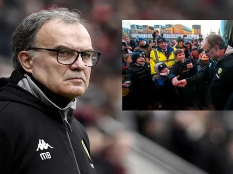 Hincha del Leeds United delira con dulce que regala Marcelo Bielsa a su hijo