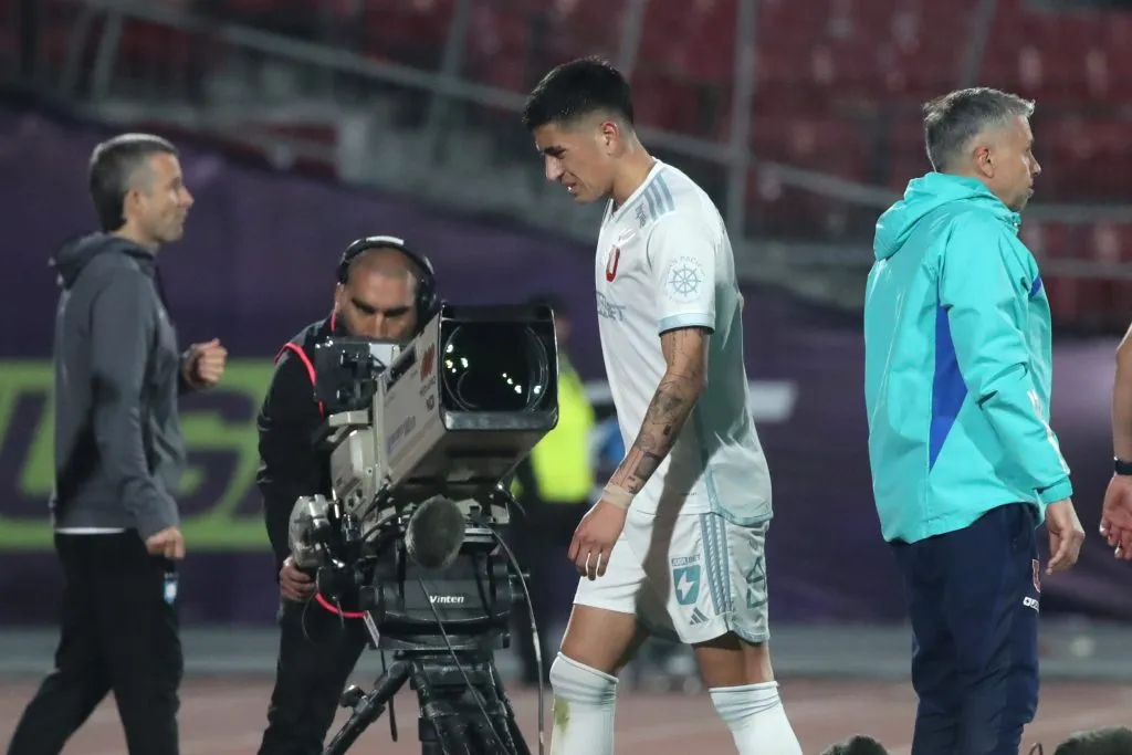 Matías Sepúlveda salió lesionado ante Huachipato, pero ha vuelto a entrenar con normalidad. Foto: Jonnathan Oyarzun/Photosport