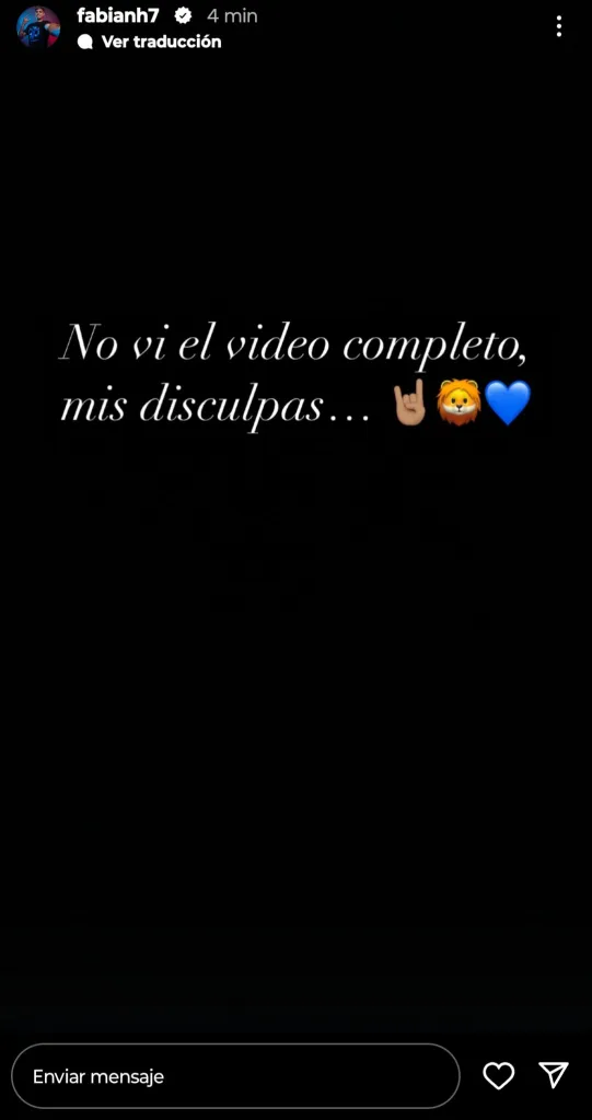 Las disculpas de Hormazábal a hinchas de la U.